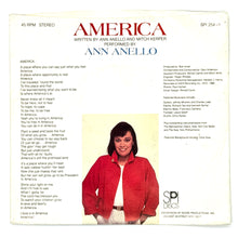 Load image into Gallery viewer, Ann Anello : AMERICA/ AMERICA (INSTRUMENTAL)
