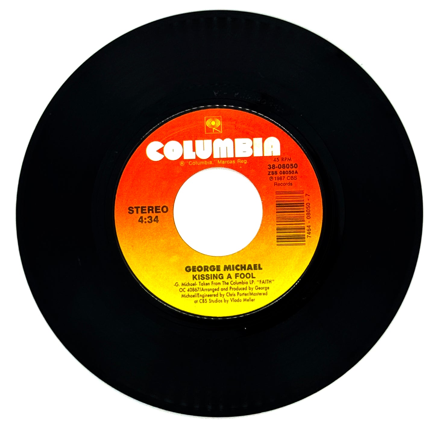 George Michael : KISSING A FOOL/ KISSING A FOOL (INSTRUMENTAL)