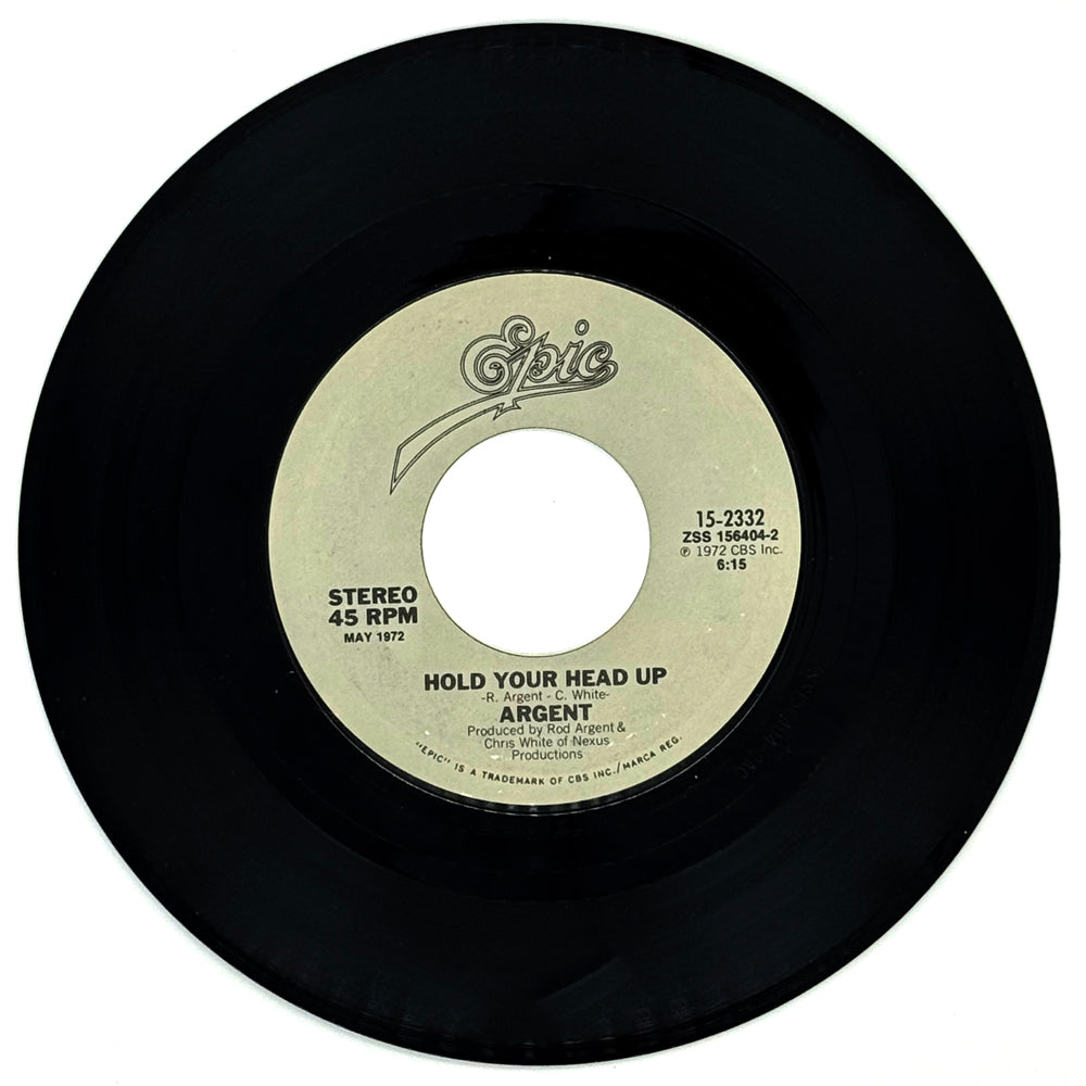 Argent : HOLD YOUR HEAD UP/ GOD GAVE ROCK AND ROLL TO YOU