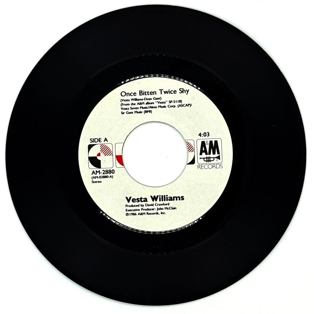 Vesta Williams : ONCE BITTEN TWICE SHY/ MY HEART IS YOURS