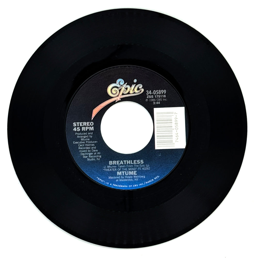 Mtume : BREATHLESS/ THEME FOR THE THEATER OF THE MIND