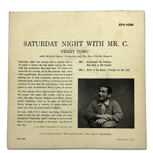 Load image into Gallery viewer, Perry Como : SATURDAY NIGHT WITH MR. C. EP

