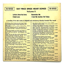 Load image into Gallery viewer, Ray Price : SINGS HEART SONGS EP
