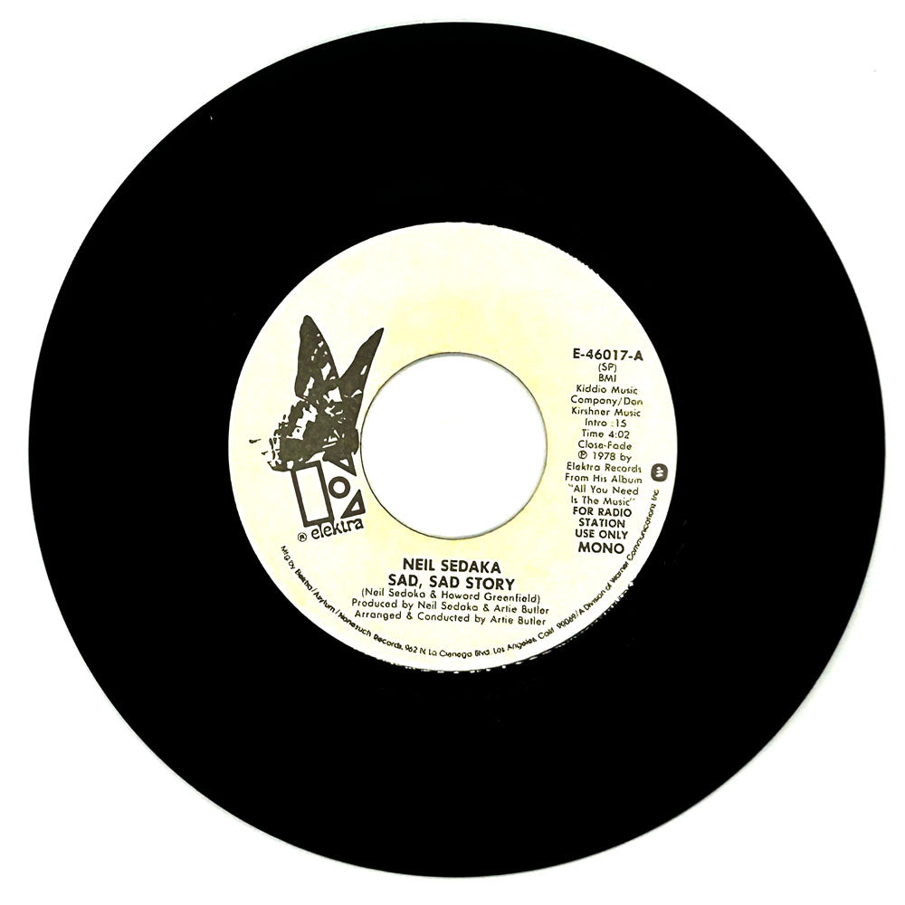 Neil Sedaka : SAD, SAD STORY/ SAD, SAD STORY