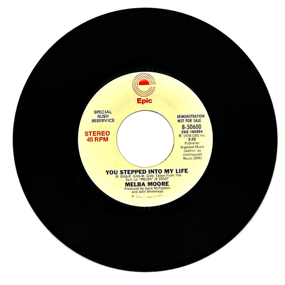 Melba Moore : YOU STEPPED INTO MY LIFE/ YOU STEPPED INTO MY LIFE
