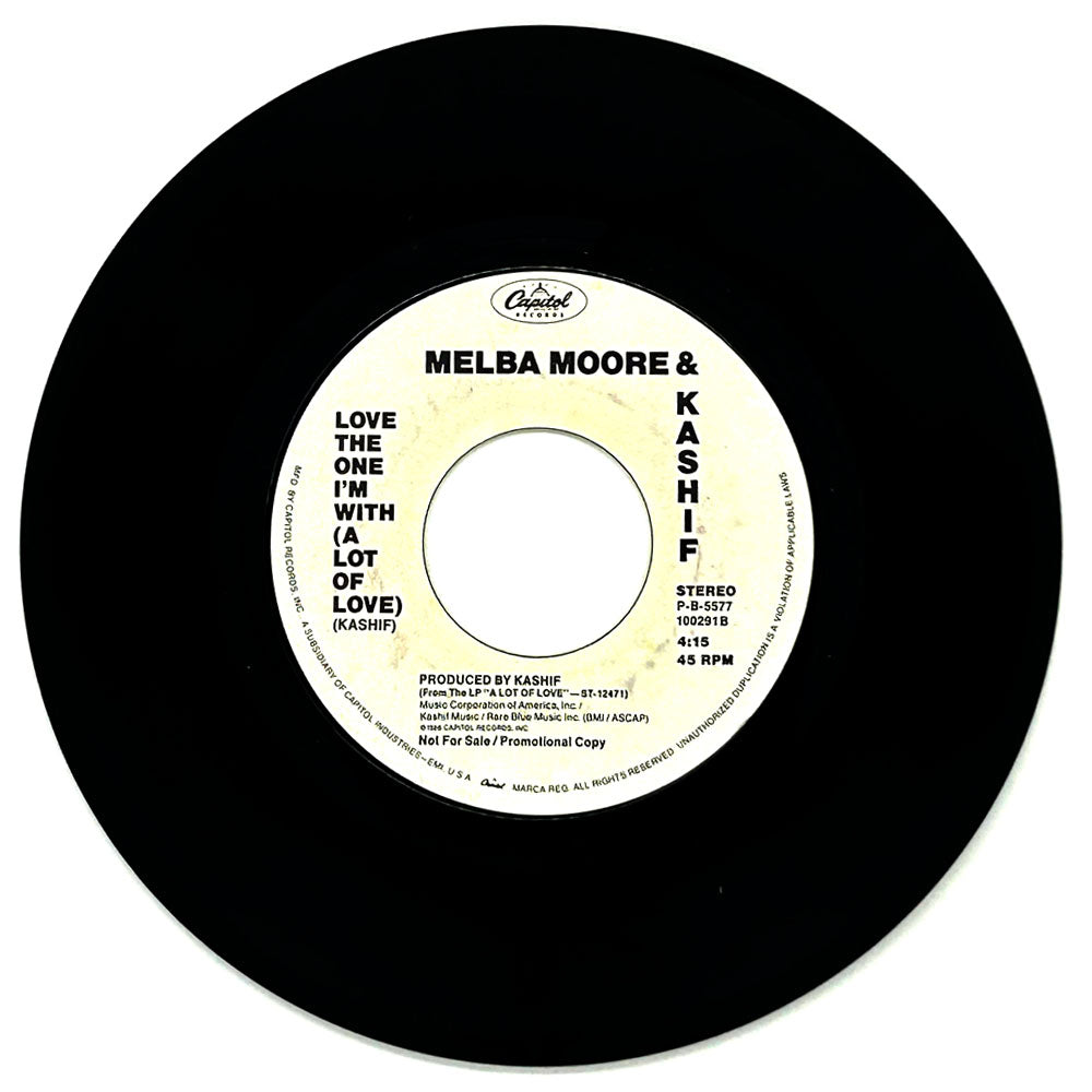 Melba Moore feat. Kashif : LOVE THE ONE I'M WITH (A LOT OF LOVE)/ LOVE THE ONE I'M WITH (A LOT OF LOVE)