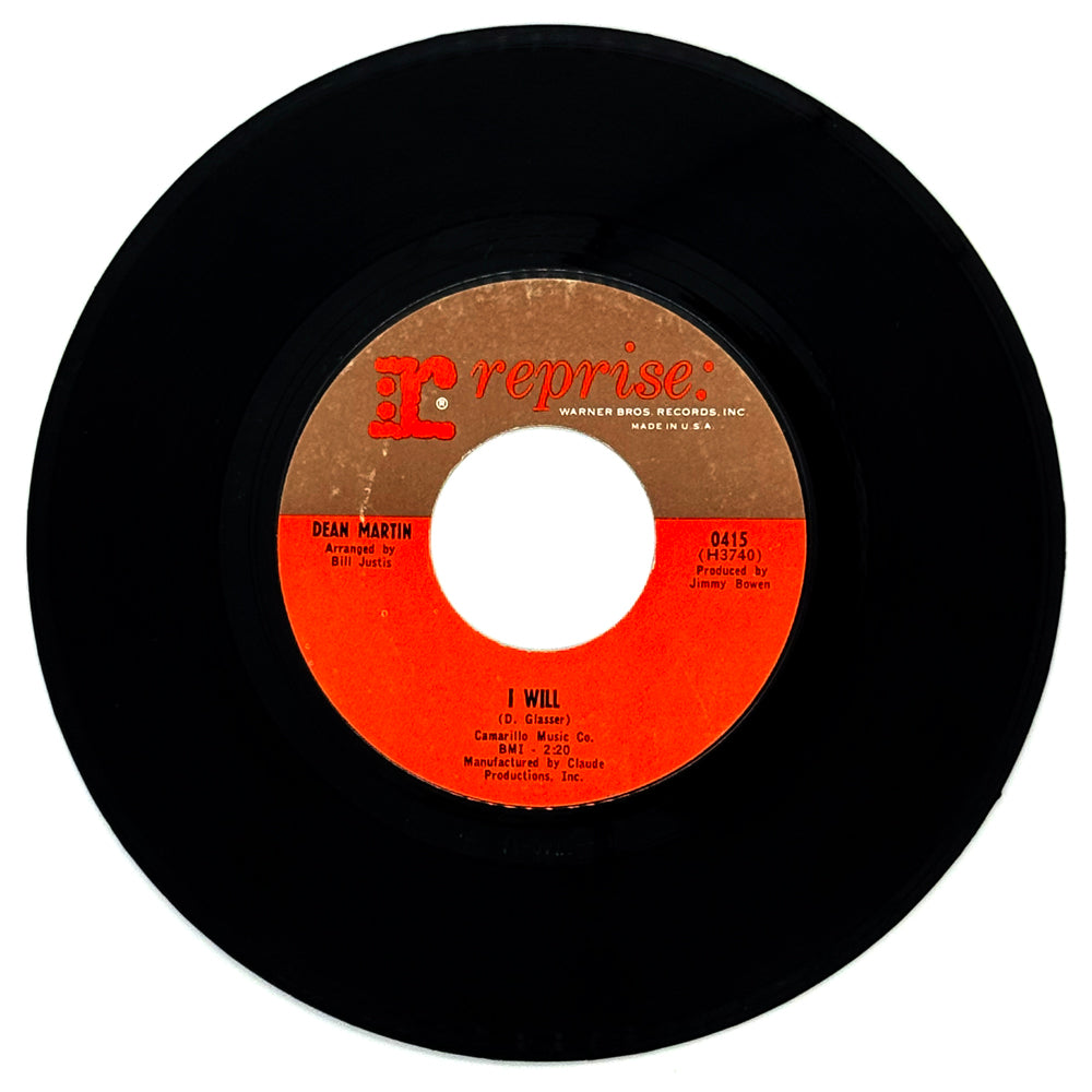 Dean Martin : I WILL/ YOU'RE THE REASON I'M IN LOVE
