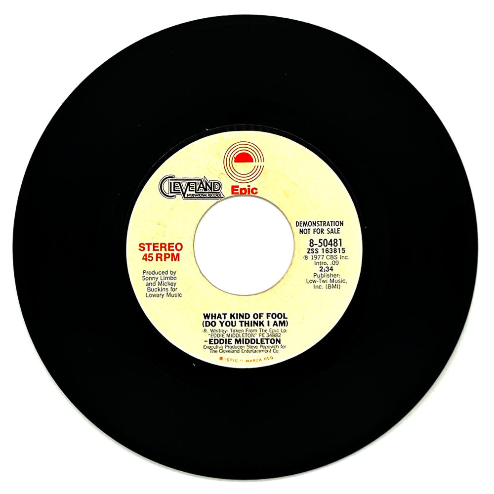 Eddie Middleton : WHAT KIND OF FOOL (DO YOU THINK I AM)/ WHAT KIND OF FOOL (DO YOU THINK I AM)