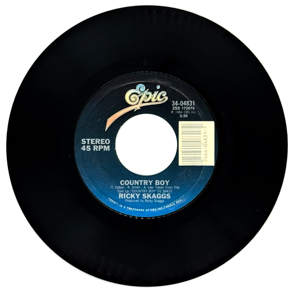 Ricky Skaggs : COUNTRY BOY/ WHEEL HOSS