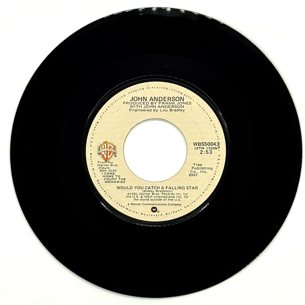 John Anderson : WOULD YOU CATCH A FALLING STAR/ I DANCED WITH SAN ANTONE ROSE