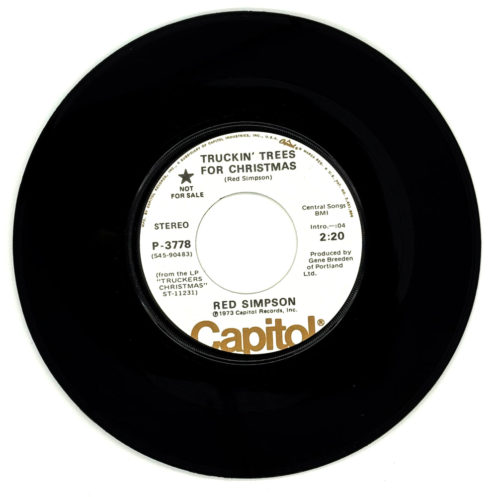 Red Simpson : TRUCKIN' TREES FOR CHRISTMAS/ TRUCKIN' TREES FOR CHRISTMAS