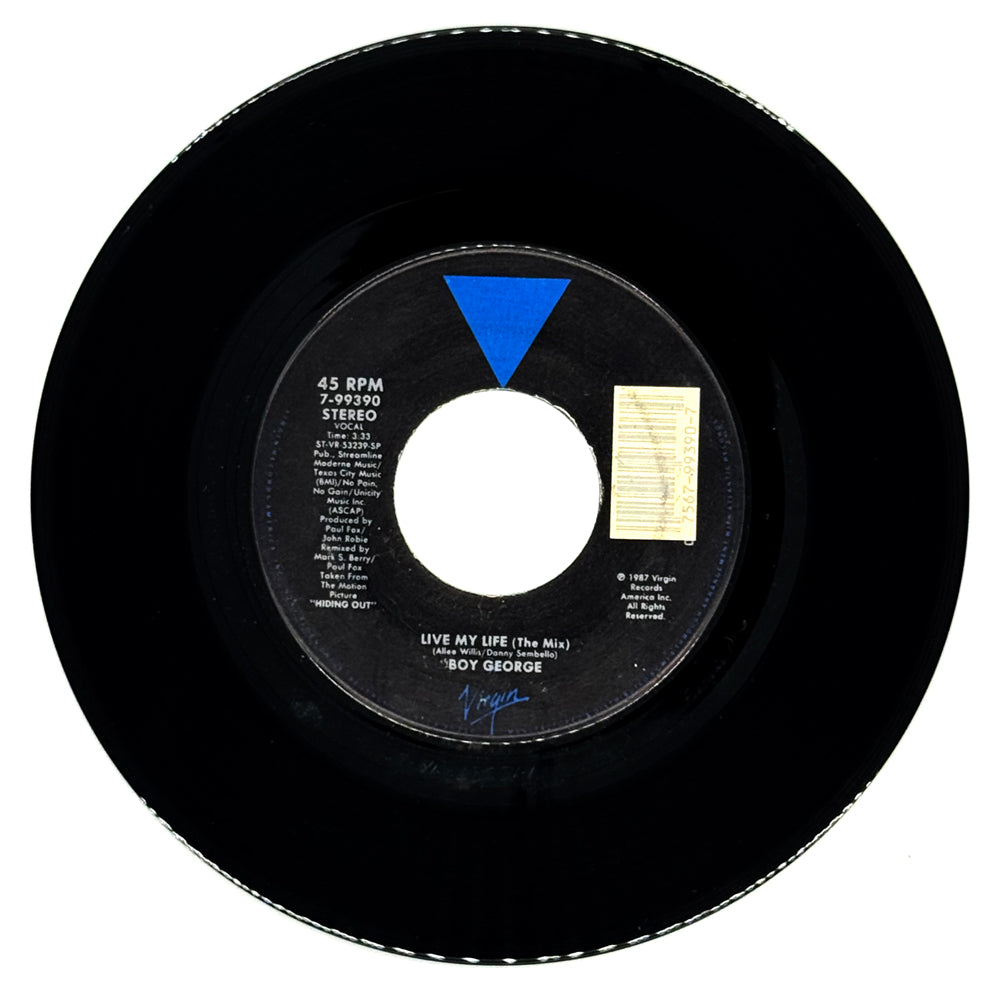 Boy George : LIVE MY LIFE (THE MIX)/ LIVE MY LIFE (SOUL REMIX)