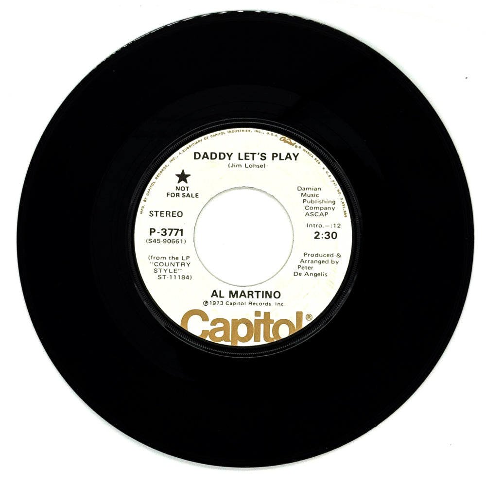 Al Martino : DADDY LET'S PLAY/ MARY GO LIGHTLY (COMO UN NINO)