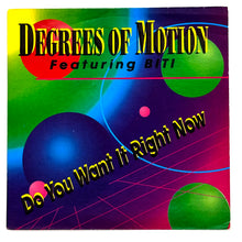 Load image into Gallery viewer, • Degrees of Motion feat. Biti : DO YOU WANT IT RIGHT NOW (KING ST. EDIT)/ DO YOU WANT IT RIGHT NOW (CLUB MIX EDIT)
