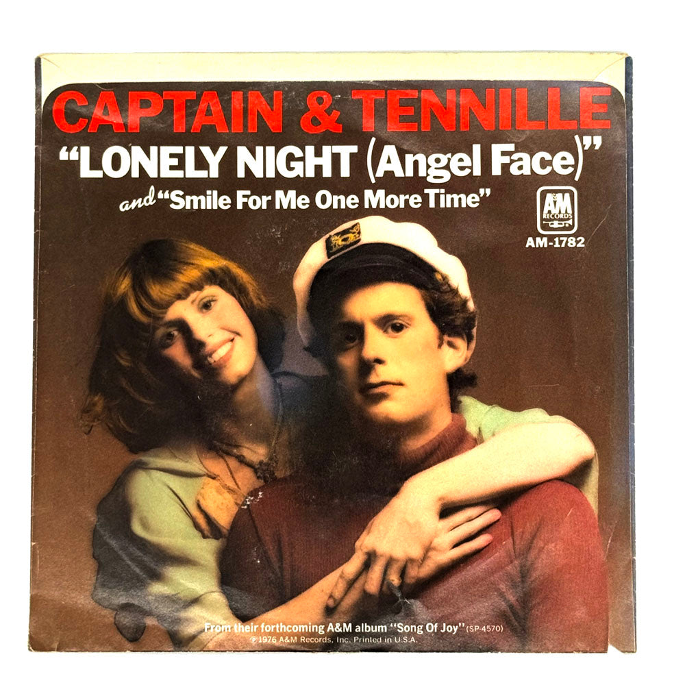 Captain & Tennille, The : LONELY NIGHT (ANGEL FACE)/ SMILE FOR ME ONE MORE TIME