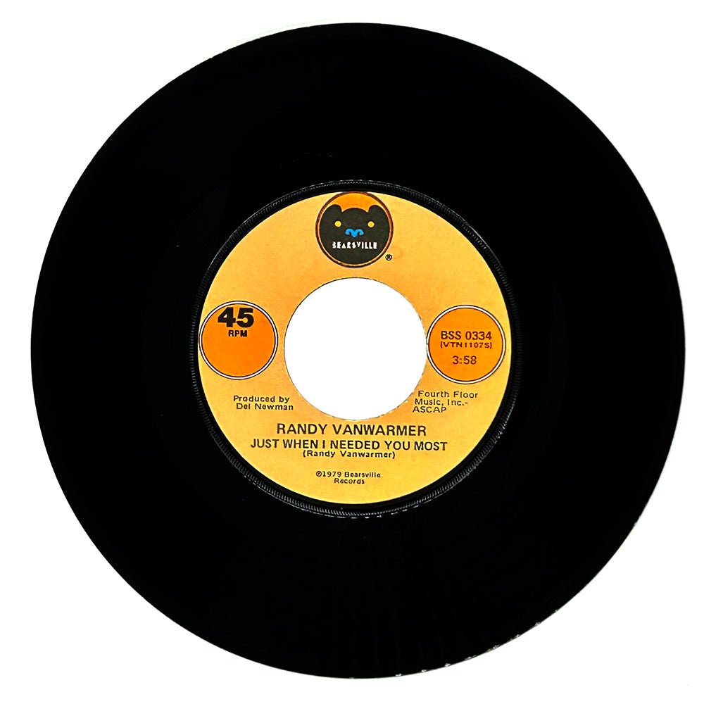 Randy Vanwarmer : JUST WHEN I NEEDED YOU MOST/ YOUR LIGHT