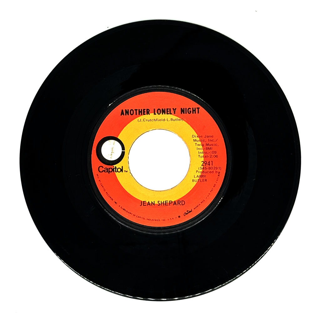 Jean Shepard : ANOTHER LONELY NIGHT/ YOUR NAME'S BECOME A HOUSEHOLD WORD