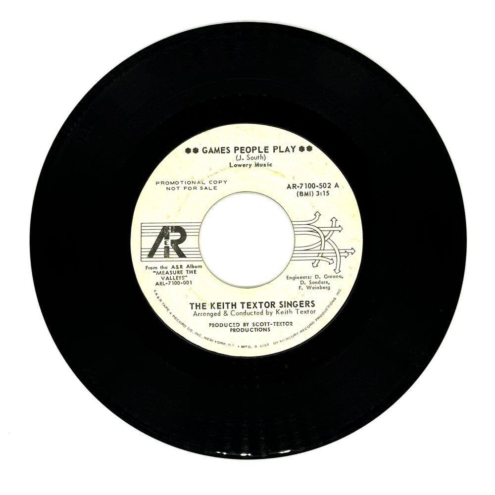 Keith Textor Singers, The : GAMES PEOPLE PLAY/ SOMETHING
