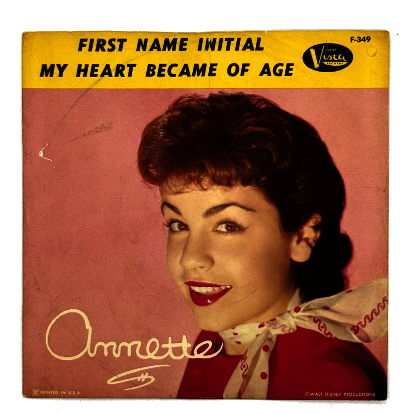 Annette with The Afterbeats : FIRST NAME INITIAL/ MY HEART BECAME OF AGE