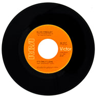 Elvis Presley : IT'S ONLY LOVE/ THE SOUND OF YOUR CRY