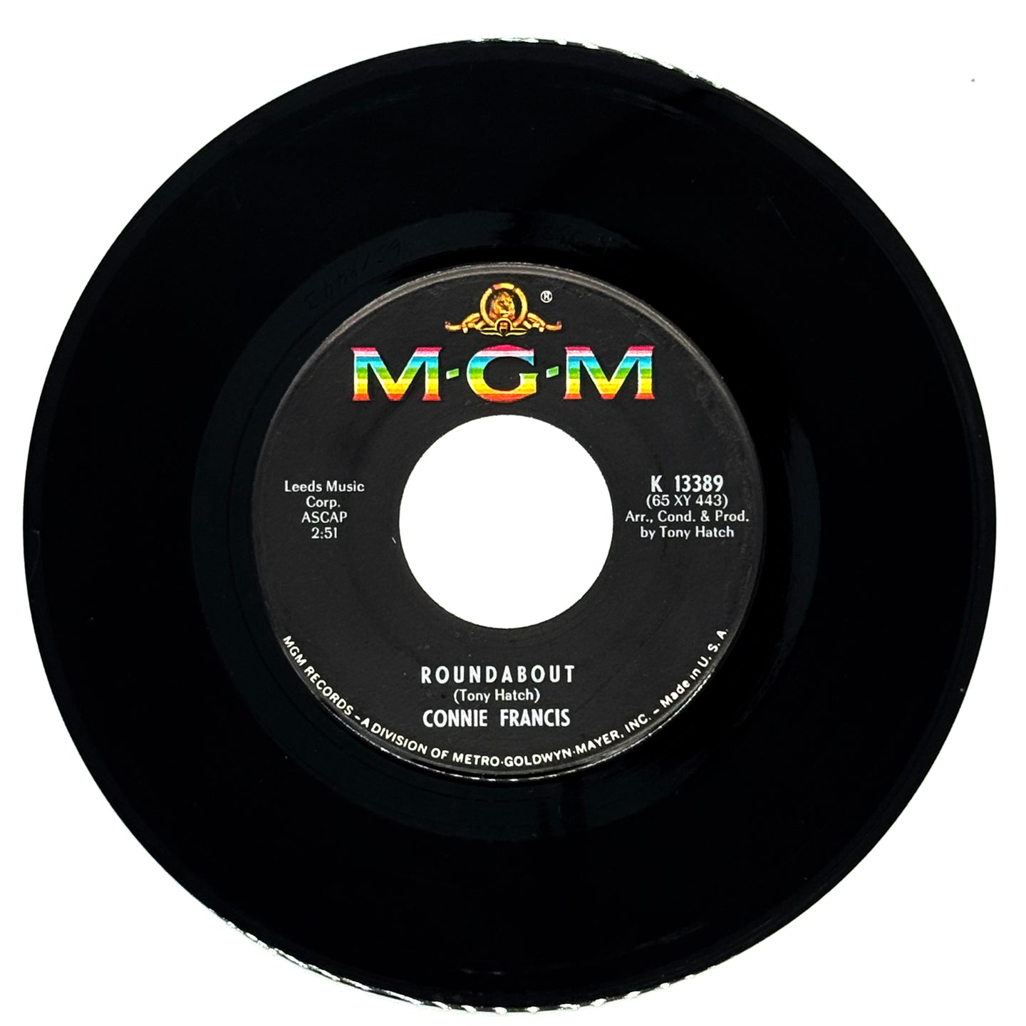 Connie Francis : ROUNDABOUT/ BOSSA NOVA HAND DANCE