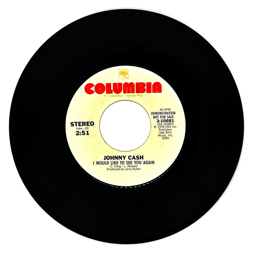 Johnny Cash : I WOULD LIKE TO SEE YOU AGAIN/ I WOULD LIKE TO SEE YOU AGAIN