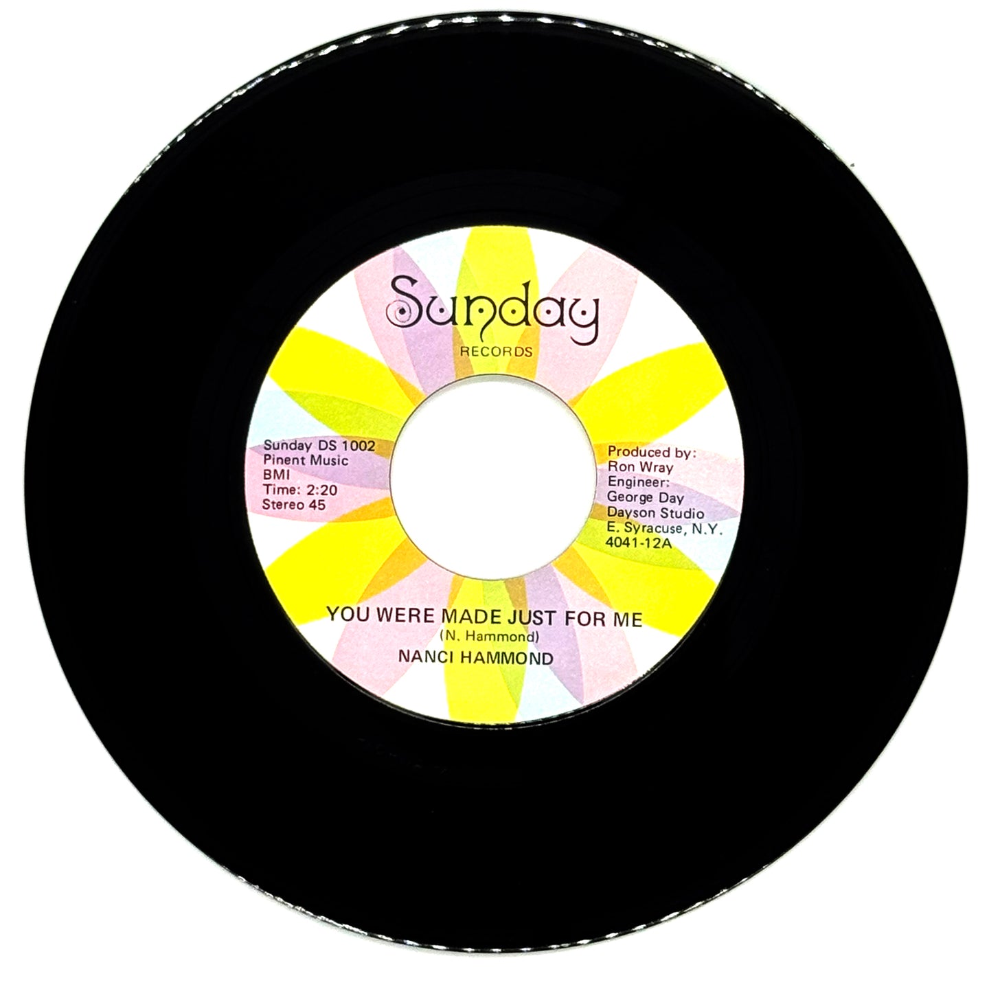 Nanci Hammond : YOU WERE MADE JUST FOR ME/ RAIN IS A PUDDLE OF LOVE