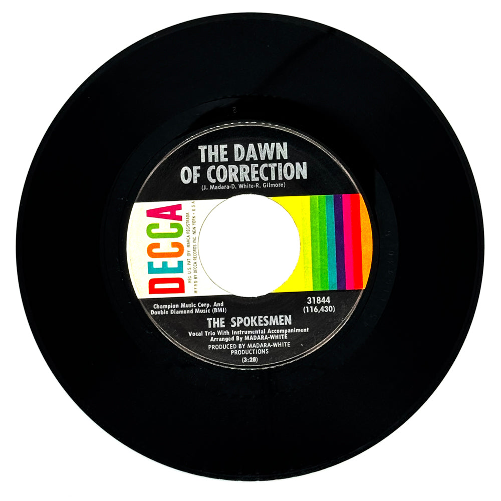 Spokesmen, The : THE DAWN OF CORRECTION/ FOR YOU BABE