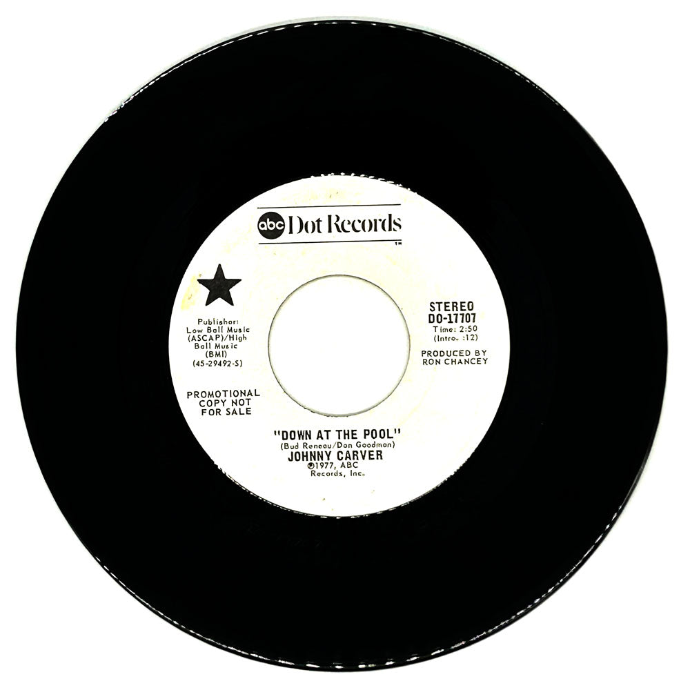 Johnny Carver : DOWN AT THE POOL/ DOWN AT THE POOL
