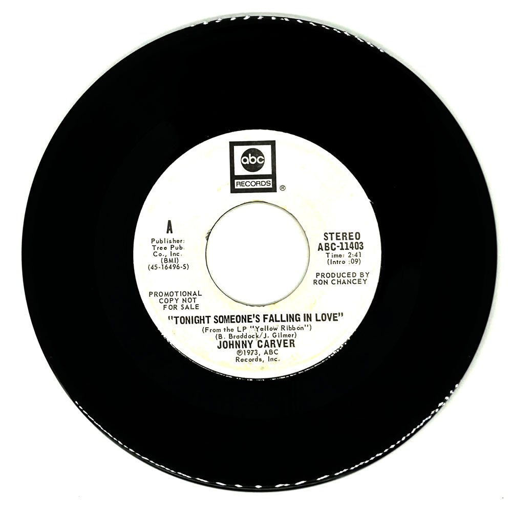 Johnny Carver : TONIGHT SOMEONE'S FALLING IN LOVE/ TONIGHT SOMEONE'S FALLING IN LOVE