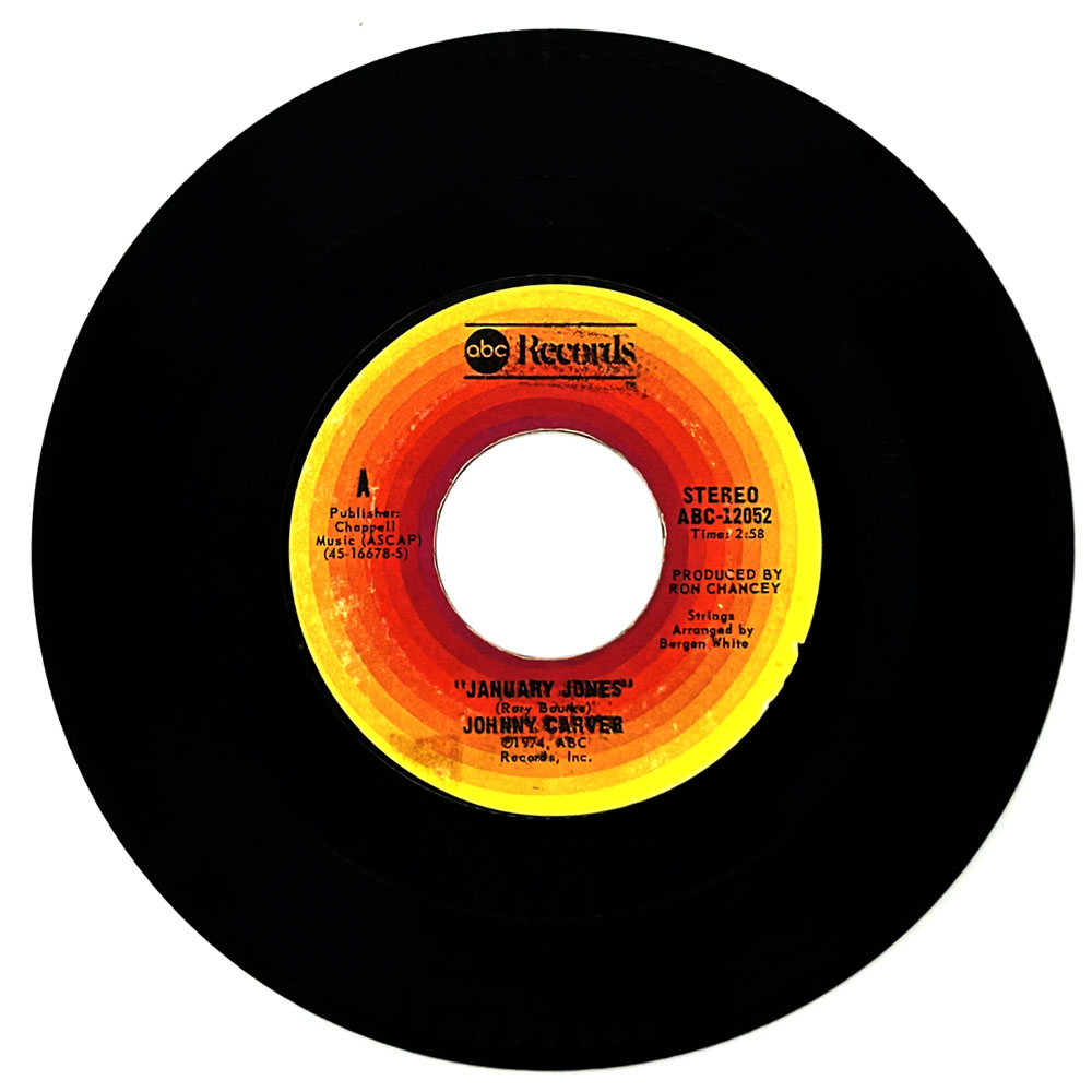 Johnny Carver : JANUARY JONES/ DID WE EVEN TRY