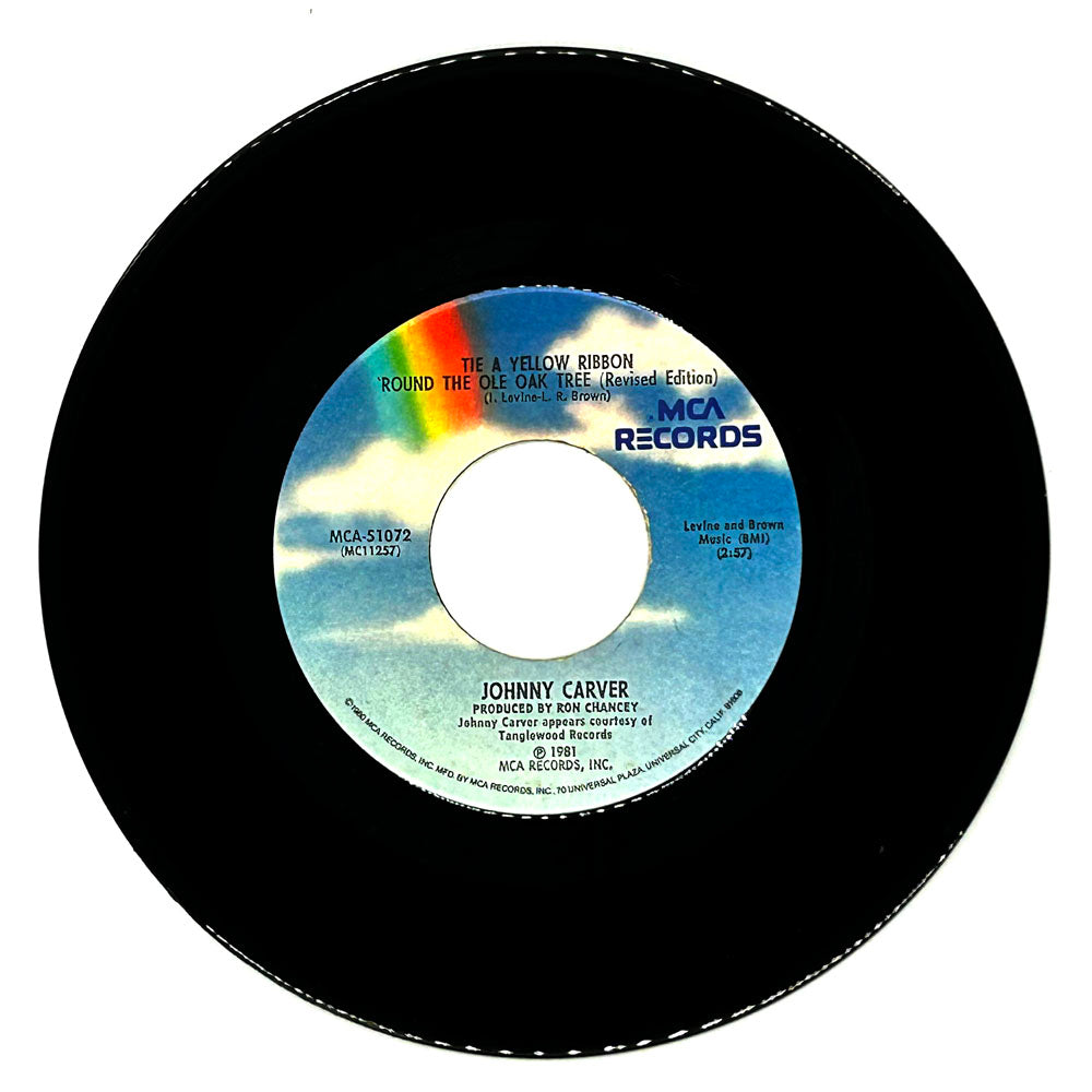 Johnny Carver : TIE A YELLOW RIBBON ROUND THE OLE OAK TREE (REVISITED EDITION)/ YOU REALLY HAVEN'T CHANGED