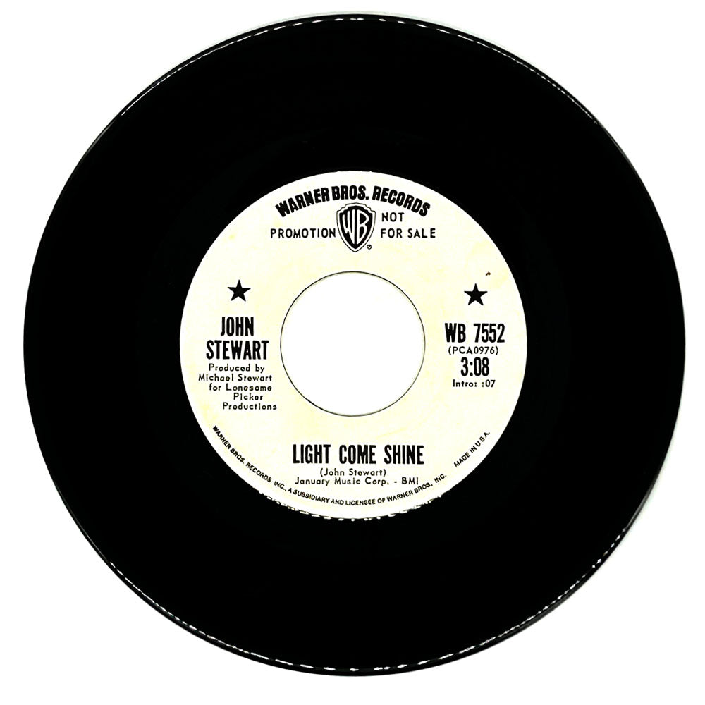 John Stewart : LIGHT COME SHINE/ LITTLE ROAD AND A STONE TO ROLL