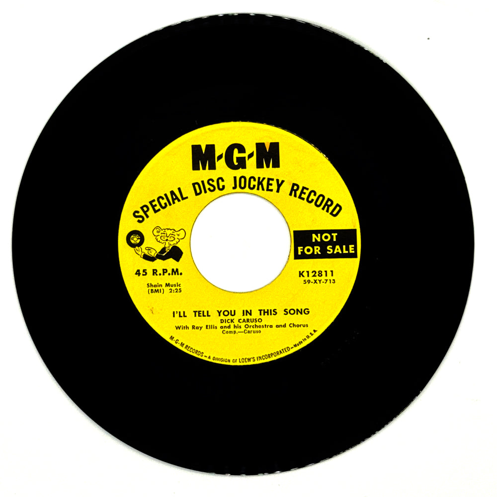 Dick Caruso : I'll TELL YOU IN THIS SONG/ BLUE DENIM