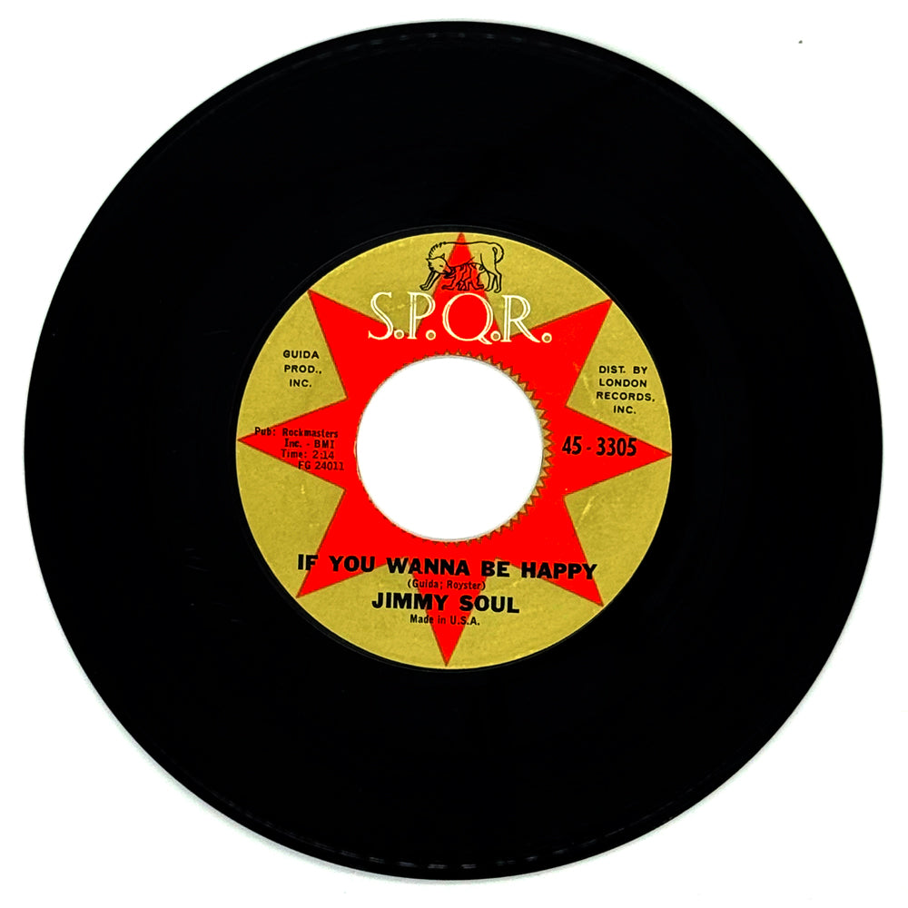 Jimmy Soul : IF YOU WANNA BE HAPPY/ DON'T RELEASE ME
