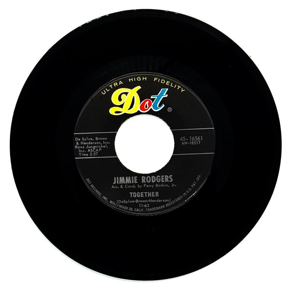 Jimmie Rodgers : TOGETHER/ MAMA WAS A COTTON PICKER