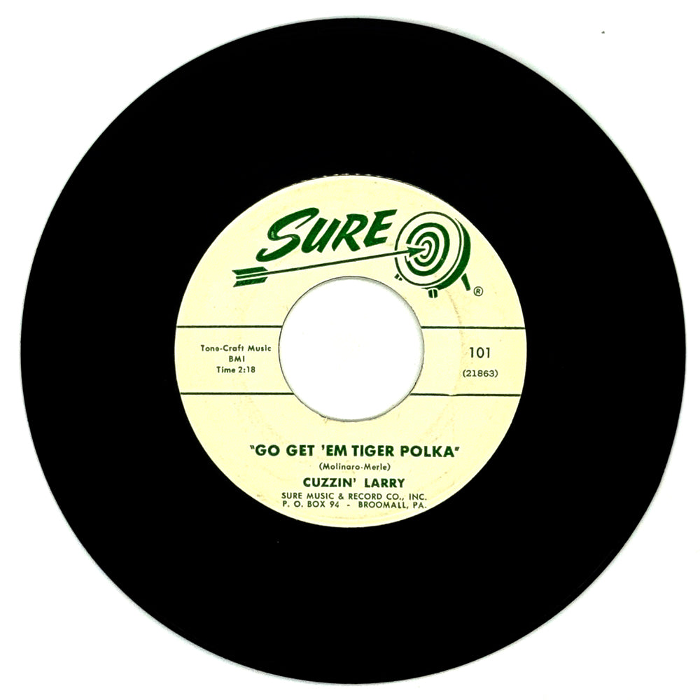 Cuzzin' Larry : GO GET 'EM TIGER POLKA/ SANDY POLKA