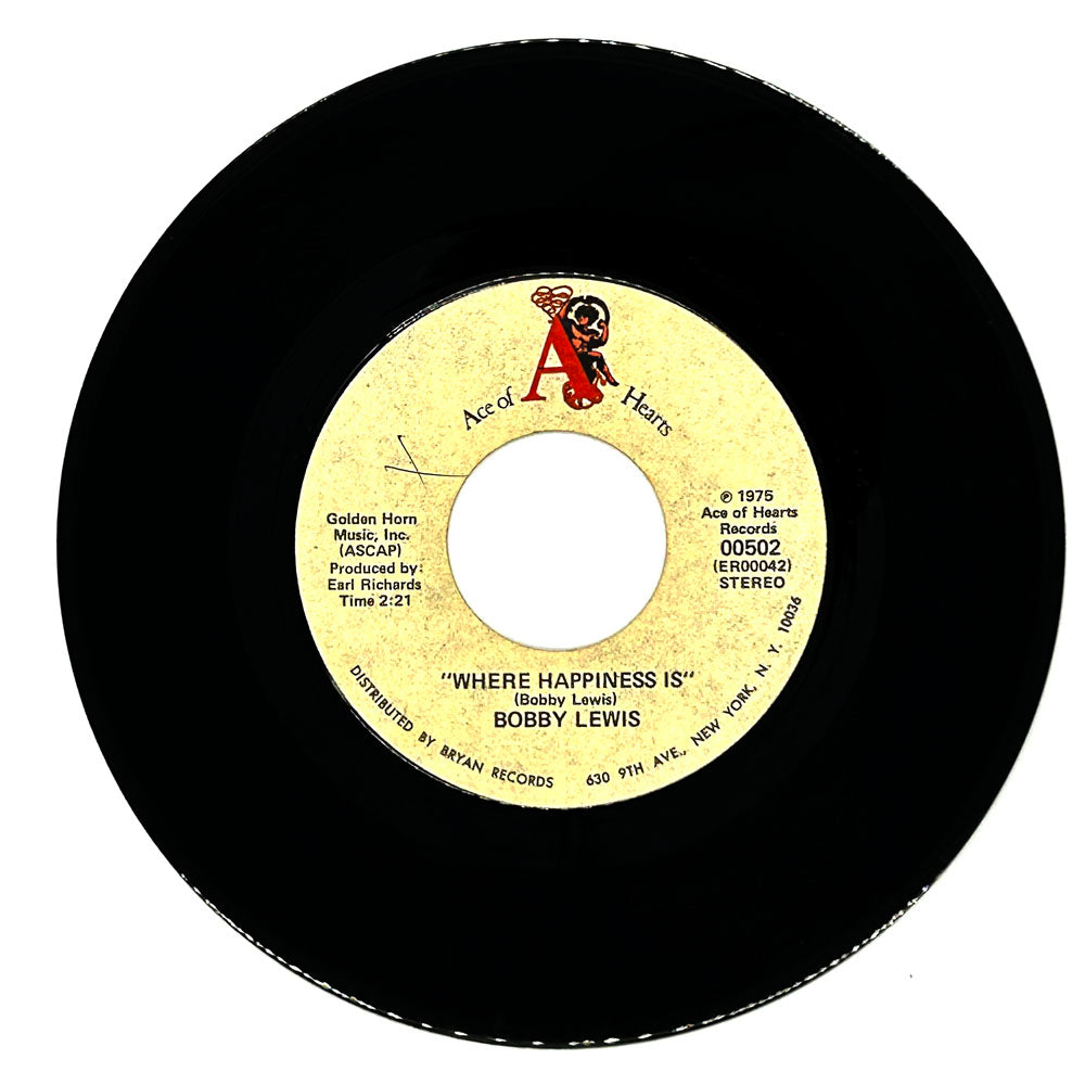Bobby Lewis : WHERE HAPPINESS IS/ LET ME TAKE CARE OF YOU