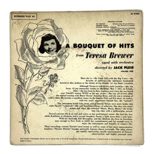 Load image into Gallery viewer, Teresa Brewer : A BOUQUET OF HITS VOL. 1 EP
