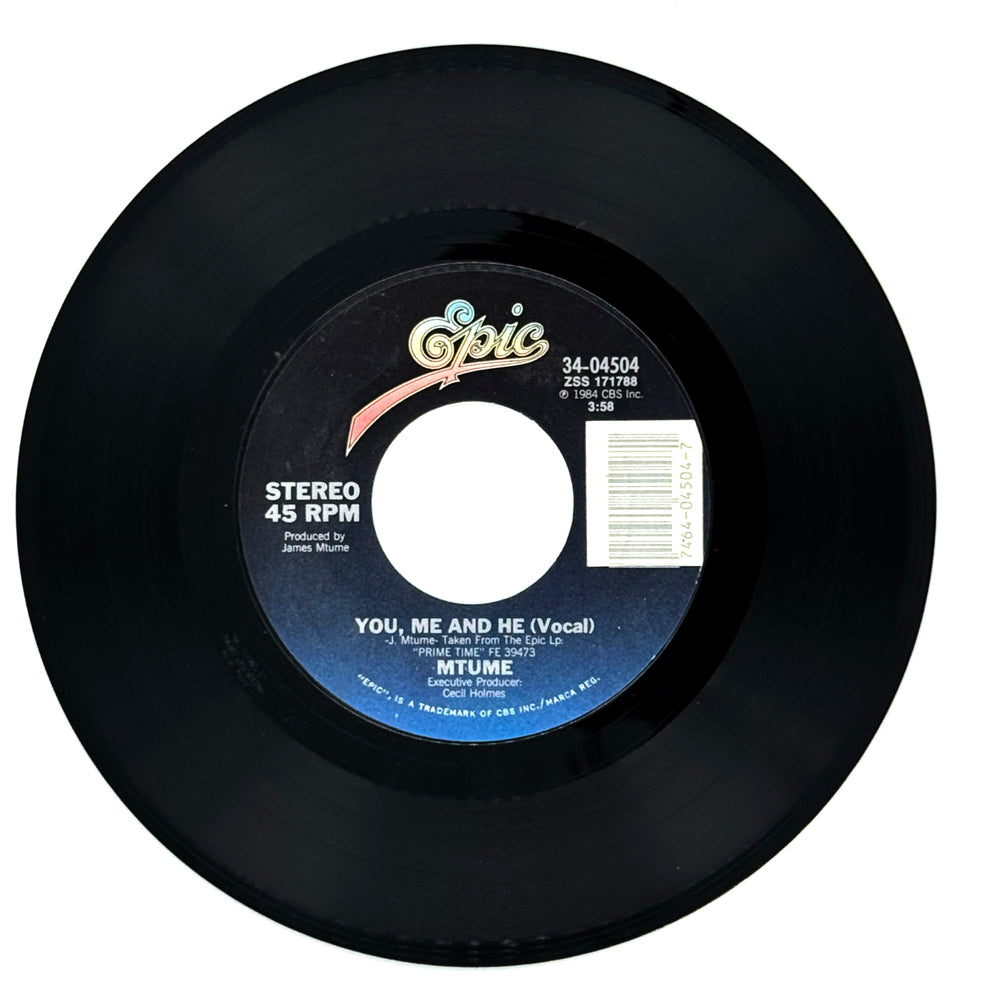 Mtume : YOU, ME AND HE (VOCAL)/ YOU, ME AND HE (INSTRUMENTAL RAP)