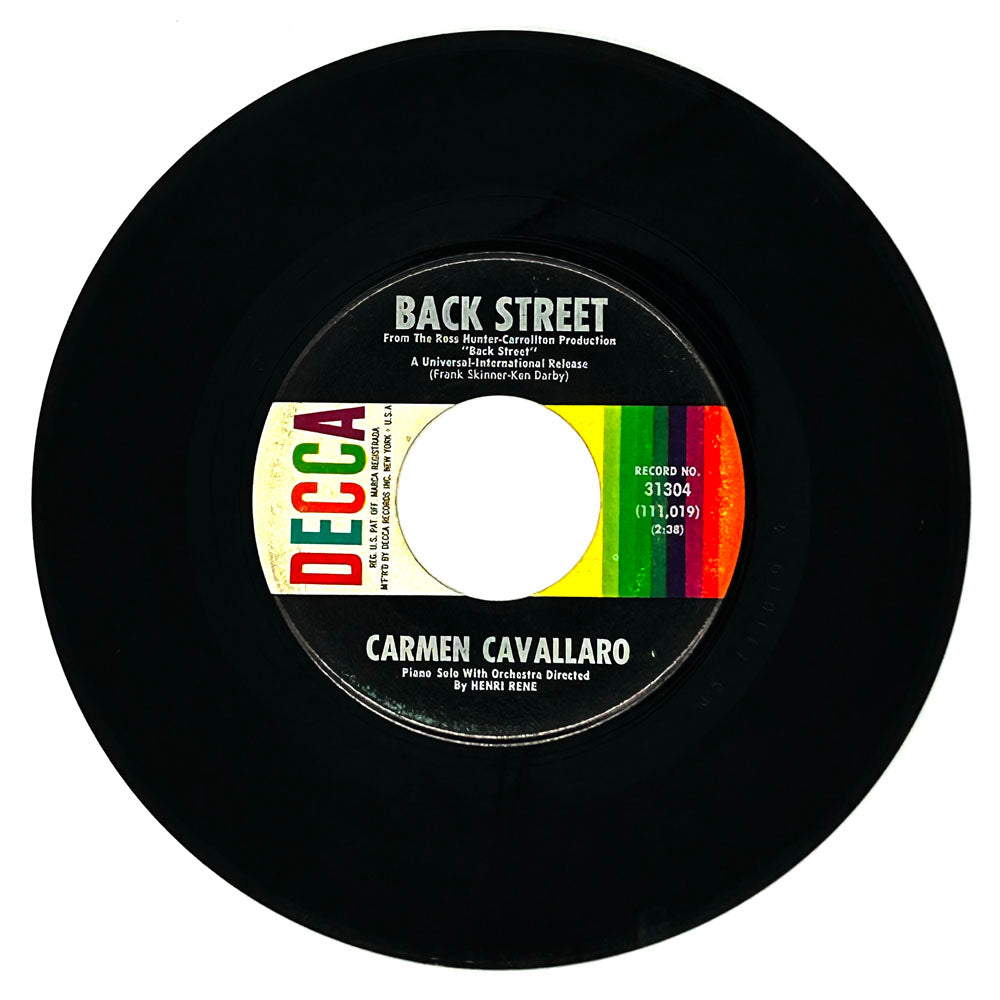 Carmen Cavallaro : BACK STREET/ MOON RIVER