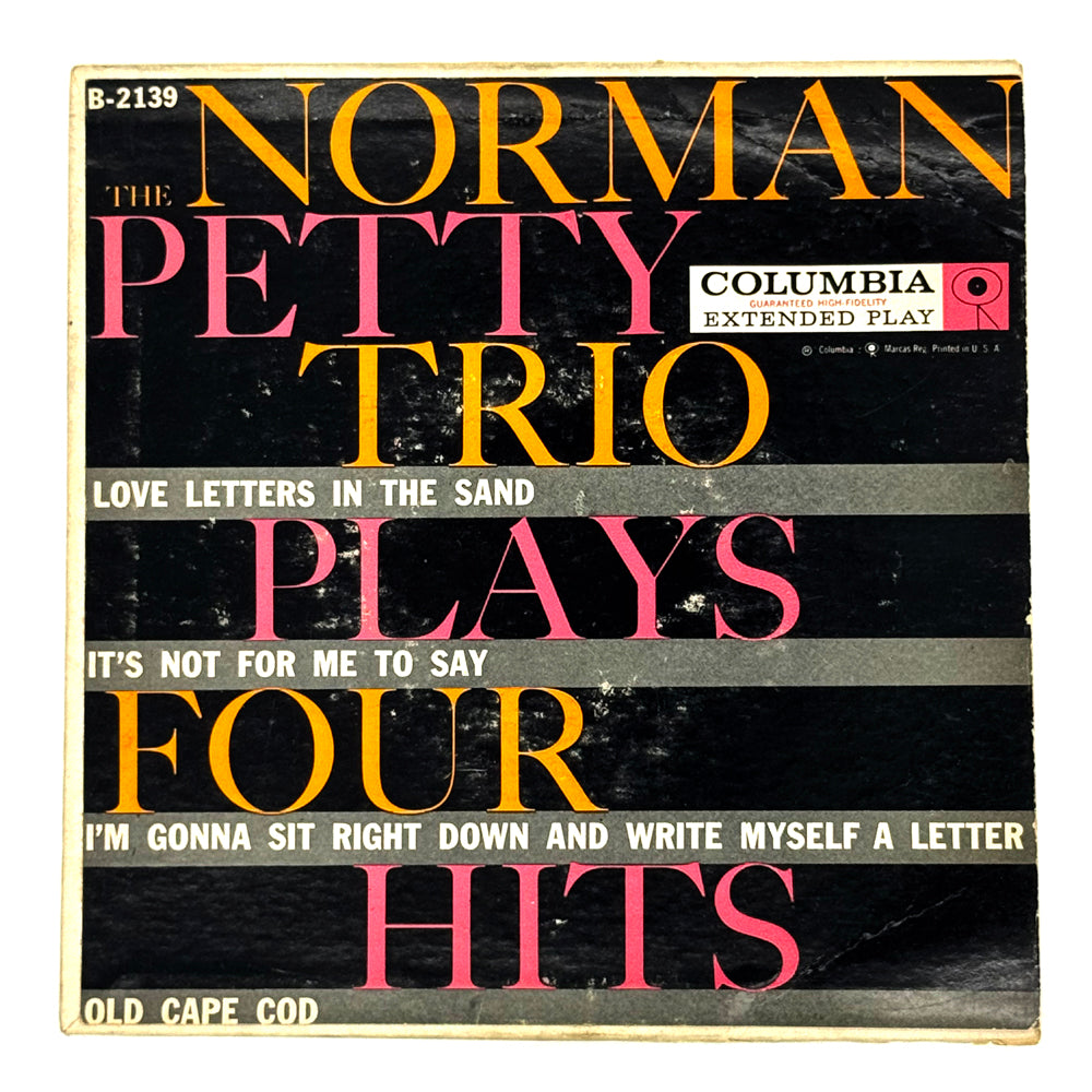 Norman Petty Trio : PLAYS FOUR HITS EP