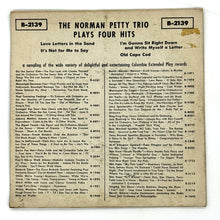 Load image into Gallery viewer, Norman Petty Trio : PLAYS FOUR HITS EP
