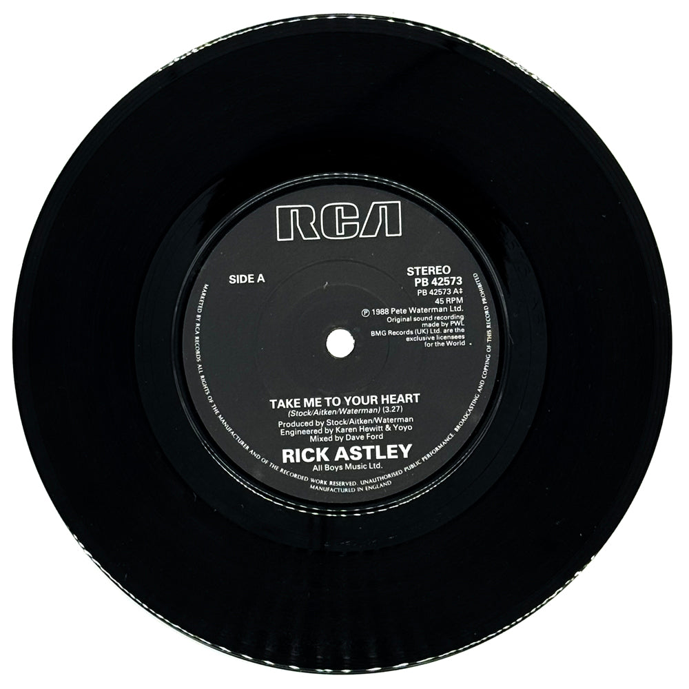 Rick Astley : TAKE ME TO YOUR HEART/ I'LL BE FINE