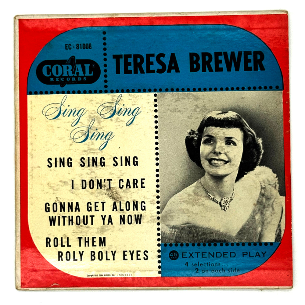 Teresa Brewer : SING SING SING EP