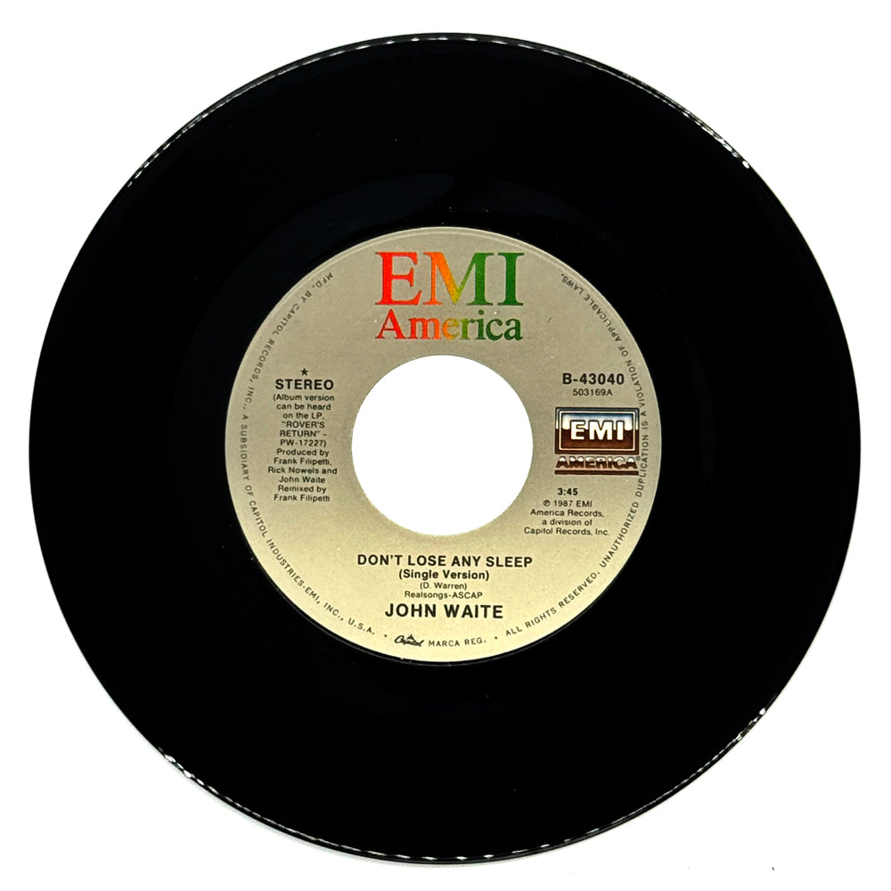 John Waite: DON'T LOSE ANY SLEEP (SINGLE VERSION)/ WILD ONE