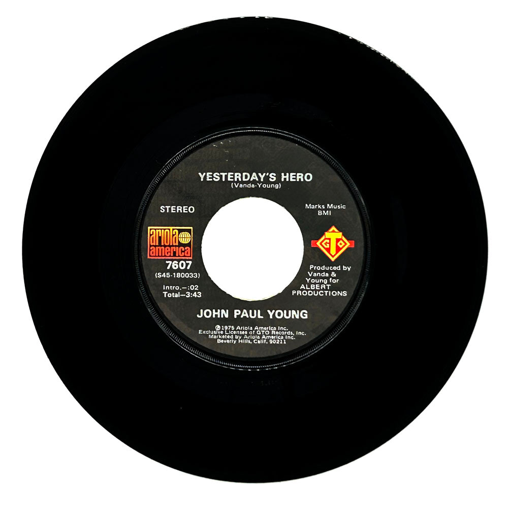 John Paul Young : YESTERDAY'S HERO/ THE NEXT TIME