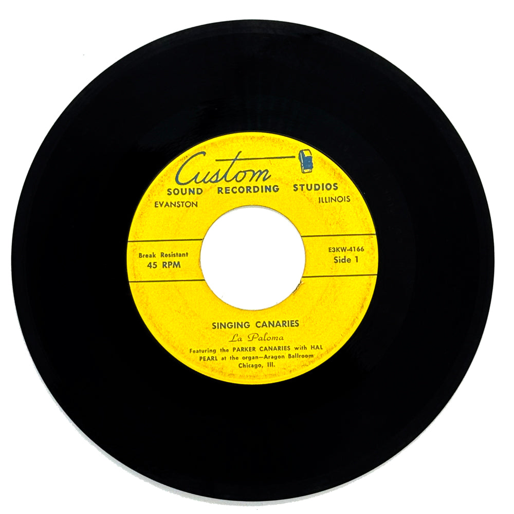 Parker Canaries, The with Hal Pearl : LA PALOMA/ BLUE DANUBE WALTZ