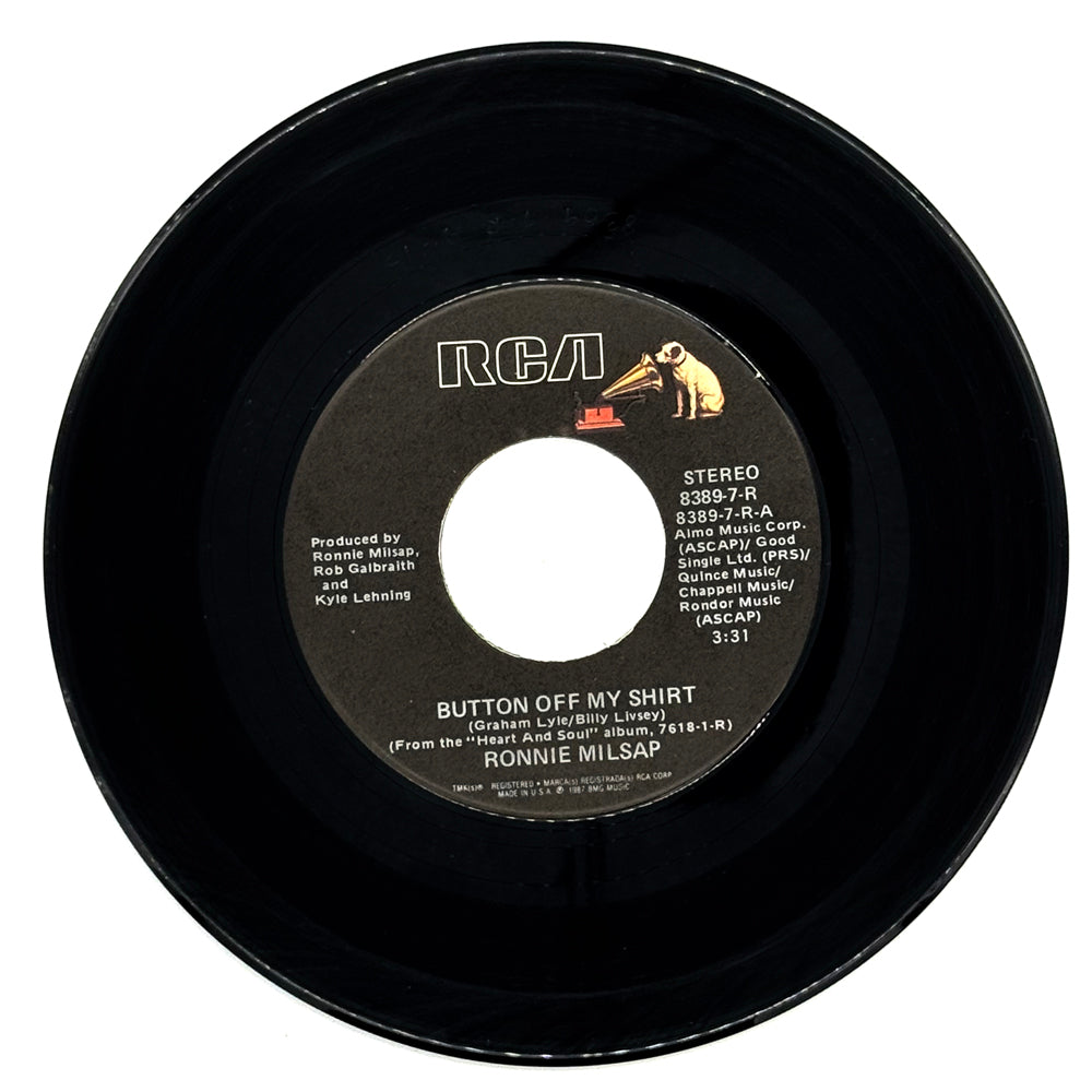 Ronnie Milsap : BUTTON OFF MY SHIRT/ ONE NIGHT