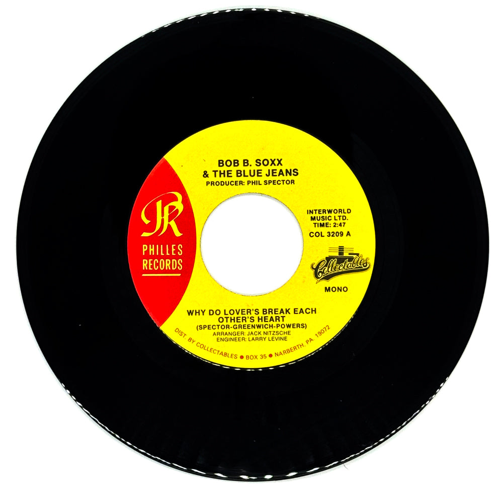 Bob B. Soxx And The Blue Jeans : WHY DO LOVERS BREAK EACH OTHER'S HEART?/ ZIP-A-DEE DOO-DAH